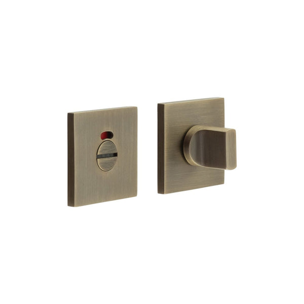 CRES-802 Thumb Turn & Lock Square Rose w/ Indicator