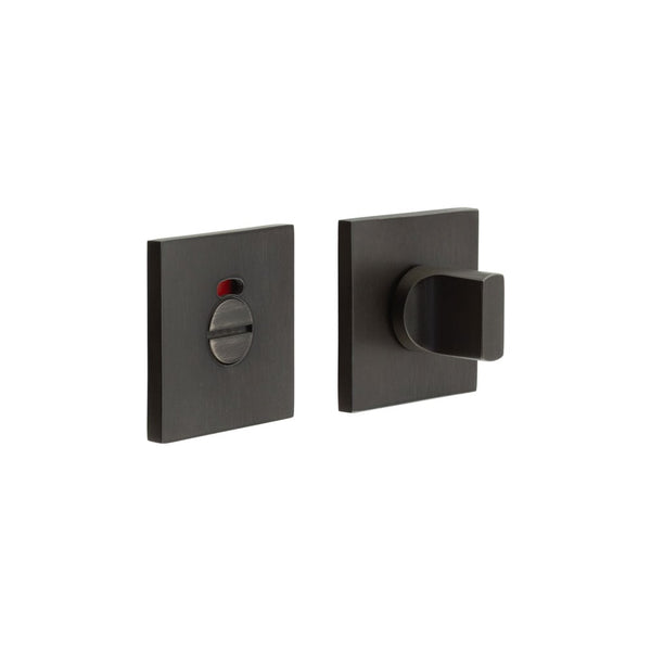 CRES-802 Thumb Turn & Lock Square Rose w/ Indicator