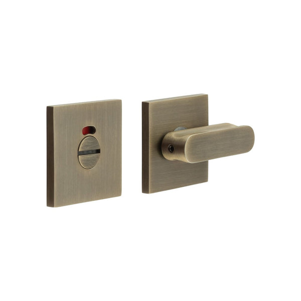 CRES-803 Thumb Turn & Lock Square Rose w/ Indicator