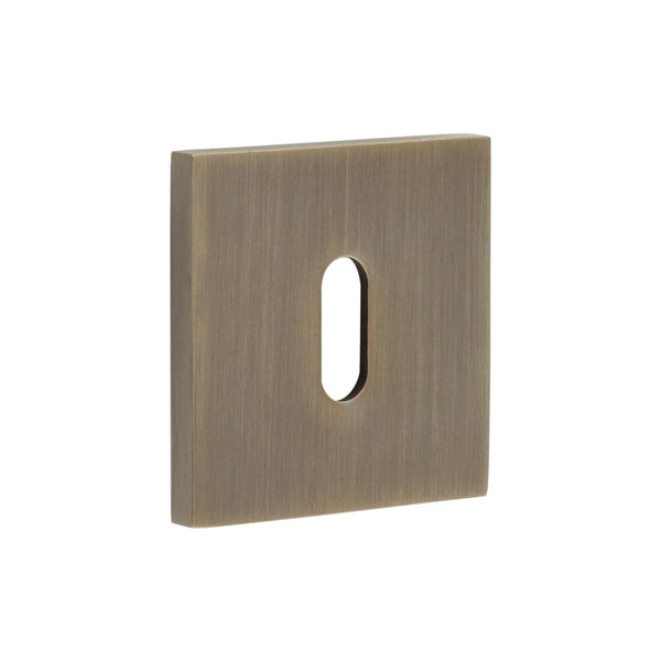 CRES-T10 Standard Keyway Square Rose Escutcheon