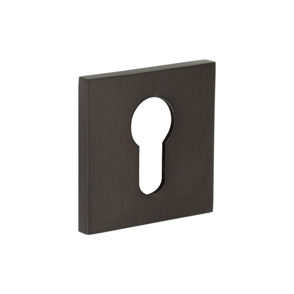 CRES-T10 Euro Keyway Square Rose Escutcheon