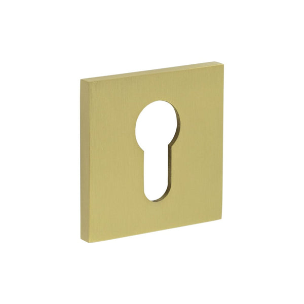 CRES-T10 Euro Keyway Square Rose Escutcheon