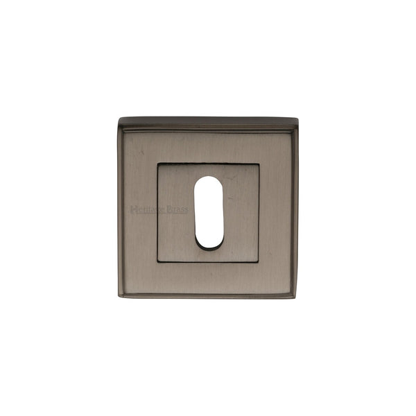 Standard Key Escutcheon Square - DEC7000 by M Marcus - Heritage Brass