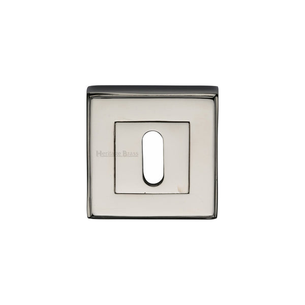 Standard Key Escutcheon Square - DEC7000 by M Marcus - Heritage Brass