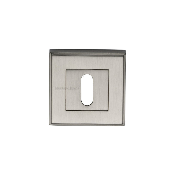 Standard Key Escutcheon Square - DEC7000 by M Marcus - Heritage Brass