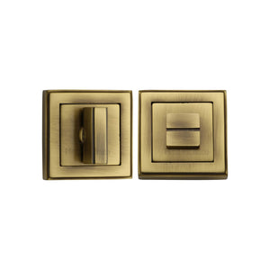 Square Bathroom Turn & Release - DEC7030 by M Marcus - Heritage Brass