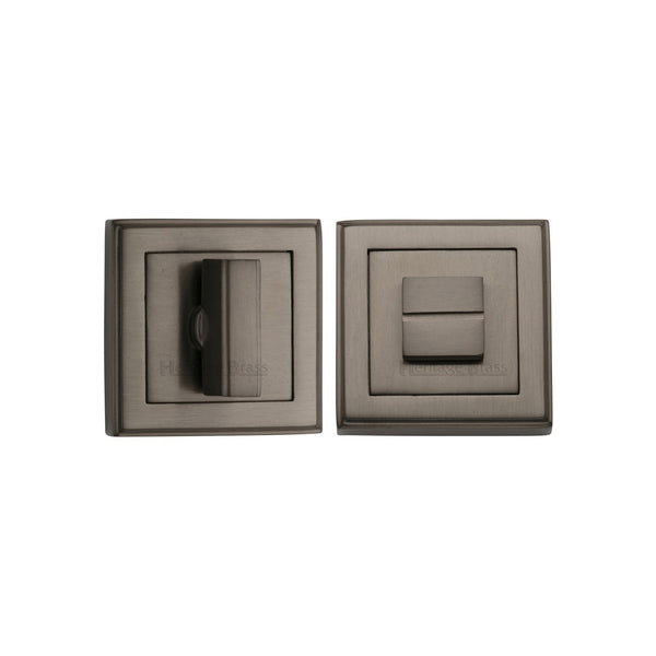 Square Bathroom Turn & Release - DEC7030 by M Marcus - Heritage Brass