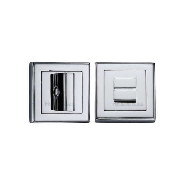 Square Bathroom Turn & Release - DEC7030 by M Marcus - Heritage Brass