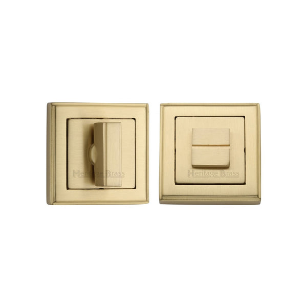 Square Bathroom Turn & Release - DEC7030 by M Marcus - Heritage Brass