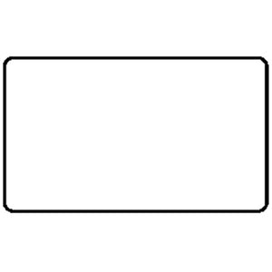 Clarity Perspex Range Clear Perspex (Project Finish) Double Blank Plate