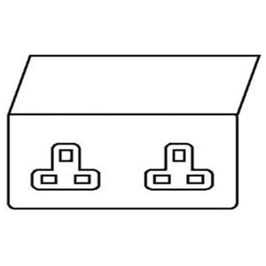 Elite Floor Socket Polished Chrome, FT02 Switches & Sockets, FT02 - Double Floor Socket Unswitched (13 Amp) by Heritage Brass By M-Marcus