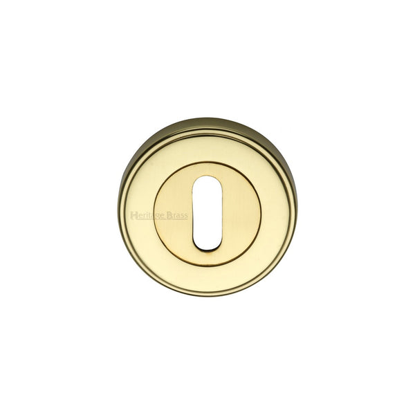 Standard Key Escutcheon Round - ERD7000 by M Marcus - Heritage Brass