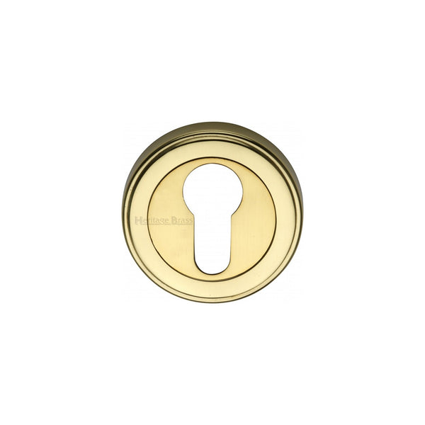 Euro Profile Cylinder Escutcheon Round - ERD7020 by M Marcus - Heritage Brass