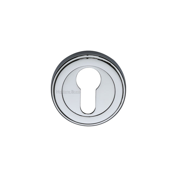 Euro Profile Cylinder Escutcheon Round - ERD7020 by M Marcus - Heritage Brass