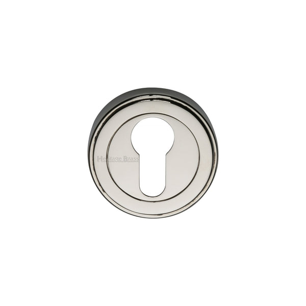 Euro Profile Cylinder Escutcheon Round - ERD7020 by M Marcus - Heritage Brass