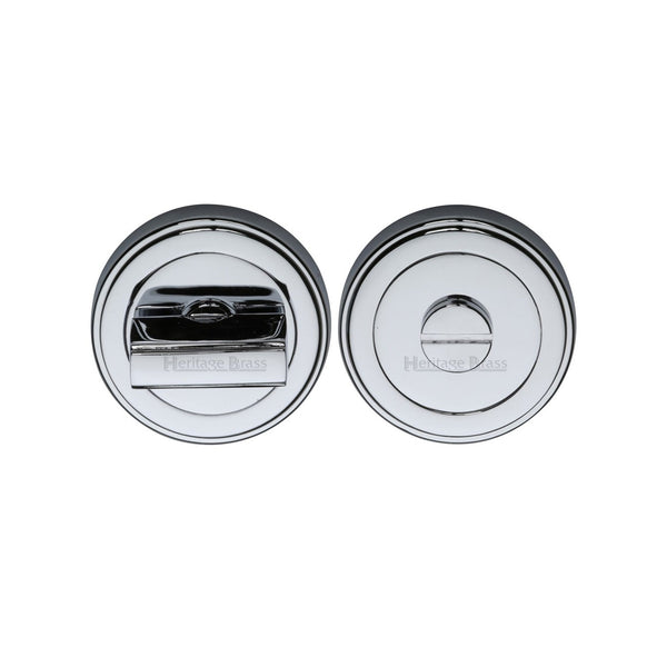 Round Bathroom Turn & Release - ERD7030 by M Marcus - Heritage Brass