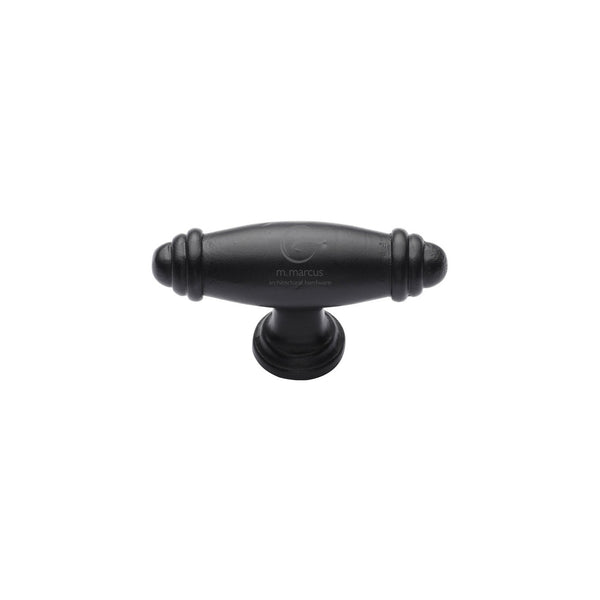 Matt Black Iron Artisan Cabinet Knob by M Marcus - Heritage Brass