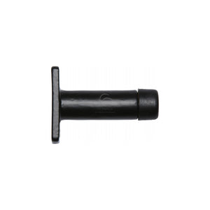 Black Iron Wall Projection Door Stop by M Marcus - Heritage Brass