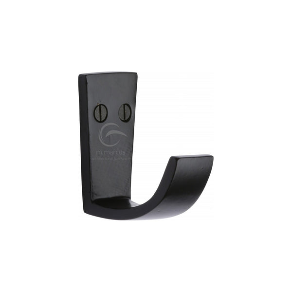 Black Iron Coat Hook by M Marcus - Heritage Brass