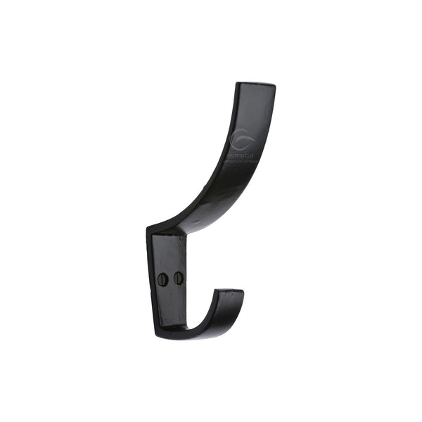 Black Iron Hat & Coat Hook by M Marcus - Heritage Brass