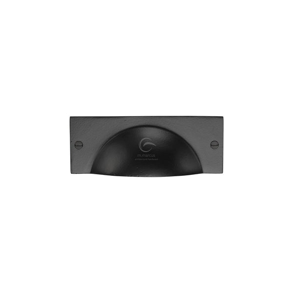 Matt Black Iron Cheshire Cabinet Drawer Pull by M Marcus - Heritage Brass