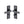 Black Iron Cheswell Door Handle on Plate by M Marcus - Heritage Brass