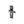 Black Iron Cheswell Door Handle on Plate by M Marcus - Heritage Brass