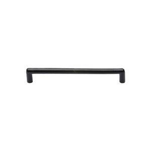 Matt Black Iron Round Cabinet Pull Handle by M Marcus - Heritage Brass