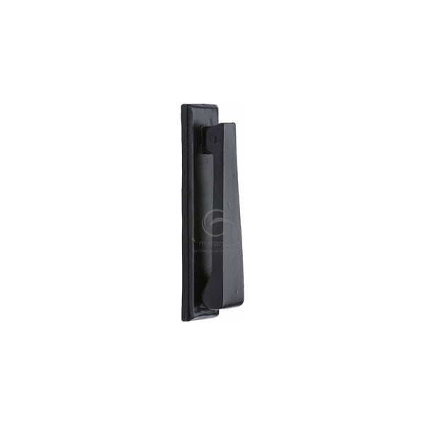 Black Iron Slim Door Knocker by M Marcus - Heritage Brass