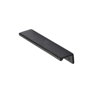 Matt Black Iron Edge Cabinet Pull Handle by M Marcus - Heritage Brass