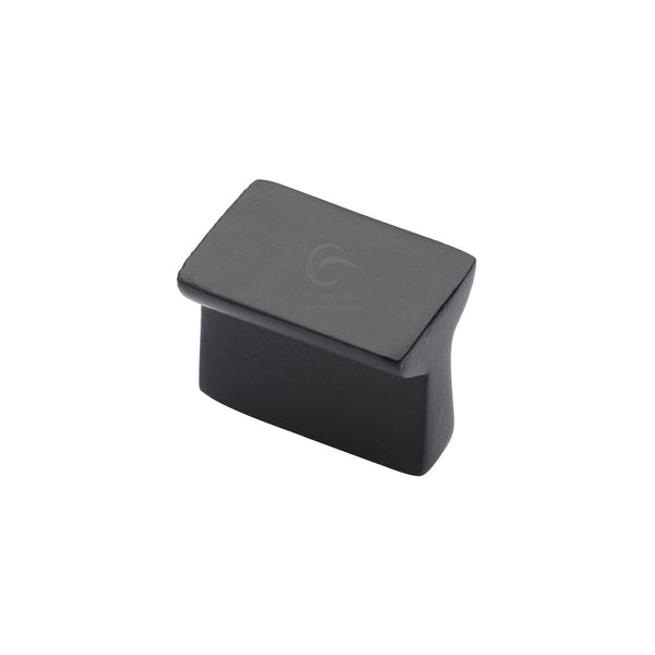 Matt Black Iron Anvil Cabinet Knob by M Marcus - Heritage Brass