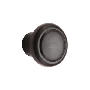 Matt Black Iron Newport Cabinet Knob by M Marcus - Heritage Brass
