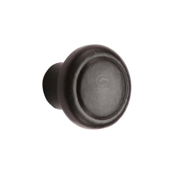 Matt Black Iron Newport Cabinet Knob by M Marcus - Heritage Brass