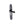Black Iron Grafton Door Handle on Plate by M Marcus - Heritage Brass