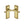 Georgian Short Door Handle on Plate by M Marcus - Heritage Brass