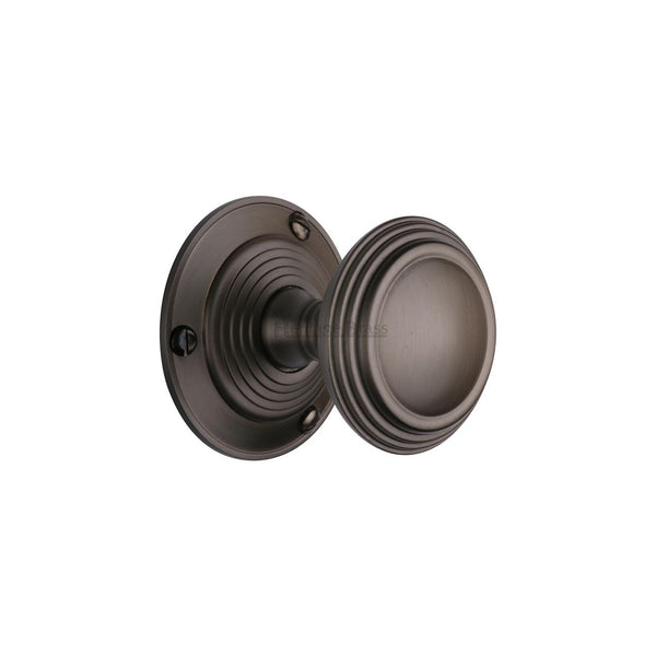 Goodrich Door Knob on Rose by M Marcus - Heritage Brass