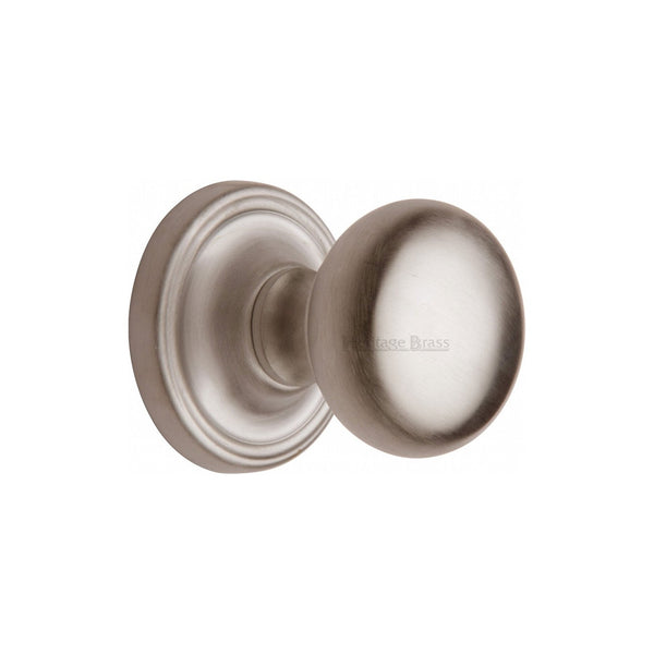 Hampstead Door Knob on Rose by M Marcus - Heritage Brass