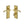 Hilton Door Handle on Plate by M Marcus - Heritage Brass