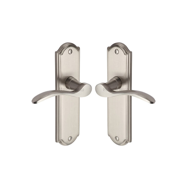 Howard Door Handle on Plate by M Marcus - Heritage Brass