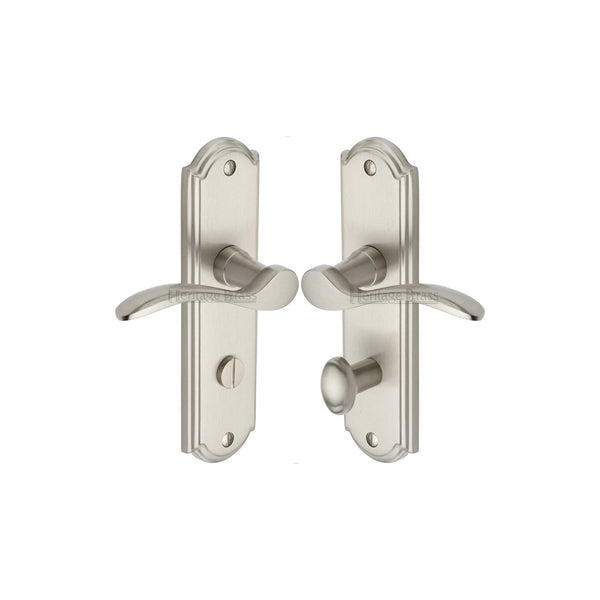 Howard Door Handle on Plate by M Marcus - Heritage Brass
