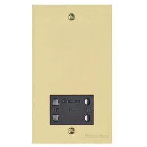 Richmond Elite Range Satin Brass Switches & Sockets, LP44 - Shaver Socket Output Voltage 110/240V by Heritage Brass By M-Marcus
