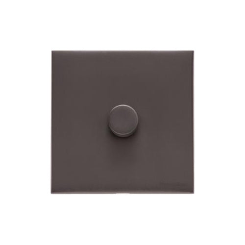 Windsor Range Matt Bronze Switches & Sockets, WN9 - 1 Gang TED Dimmer (Compatible with LED Lamps) by Heritage Brass By M-Marcus