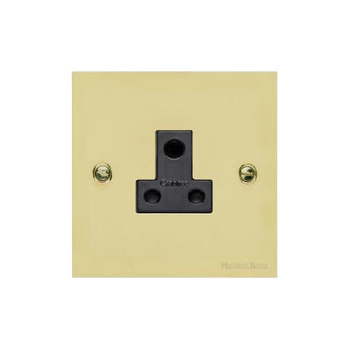 Richmond Elite Range Satin Brass Switches & Sockets, LP44 - 5 Amp 3 Round Pin Socket by Heritage Brass By M-Marcus