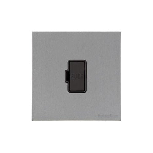 Windsor Range Satin Chrome Silk Switches & Sockets, WN35 - Unswitched Spur (13 Amp) by Heritage Brass By M-Marcus