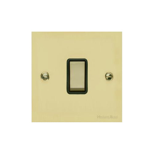 Richmond Elite Range Satin Brass Switches & Sockets, LP44 - 1 Gang Intermediate Rocker Switch by Heritage Brass By M-Marcus