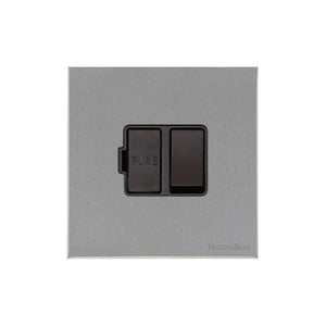 Windsor Range Satin Chrome Silk Switches & Sockets, WN35 - Switched Spur (13 Amp) by Heritage Brass By M-Marcus