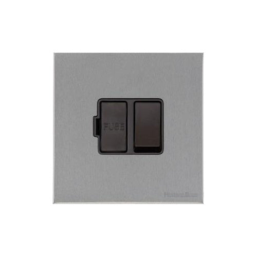 Windsor Range Satin Chrome Silk Switches & Sockets, WN35 - Switched Spur (13 Amp) by Heritage Brass By M-Marcus
