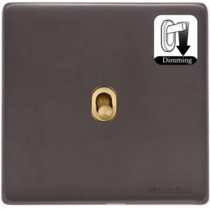 Verona Range Switches & Sockets - 1 Gang Dimming Stockholm Toggle by Heritage Brass By M-Marcus