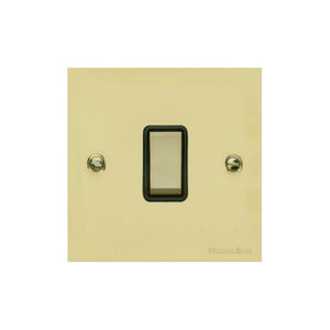 Richmond Elite Range Satin Brass Switches & Sockets, LP44 - 20A Double Pole Switch by Heritage Brass By M-Marcus