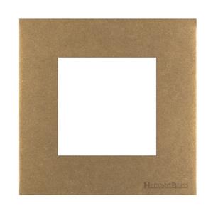 Windsor Range Aged Brass Switches & Sockets, WN50 - 2 Module Euro Plate by Heritage Brass By M-Marcus